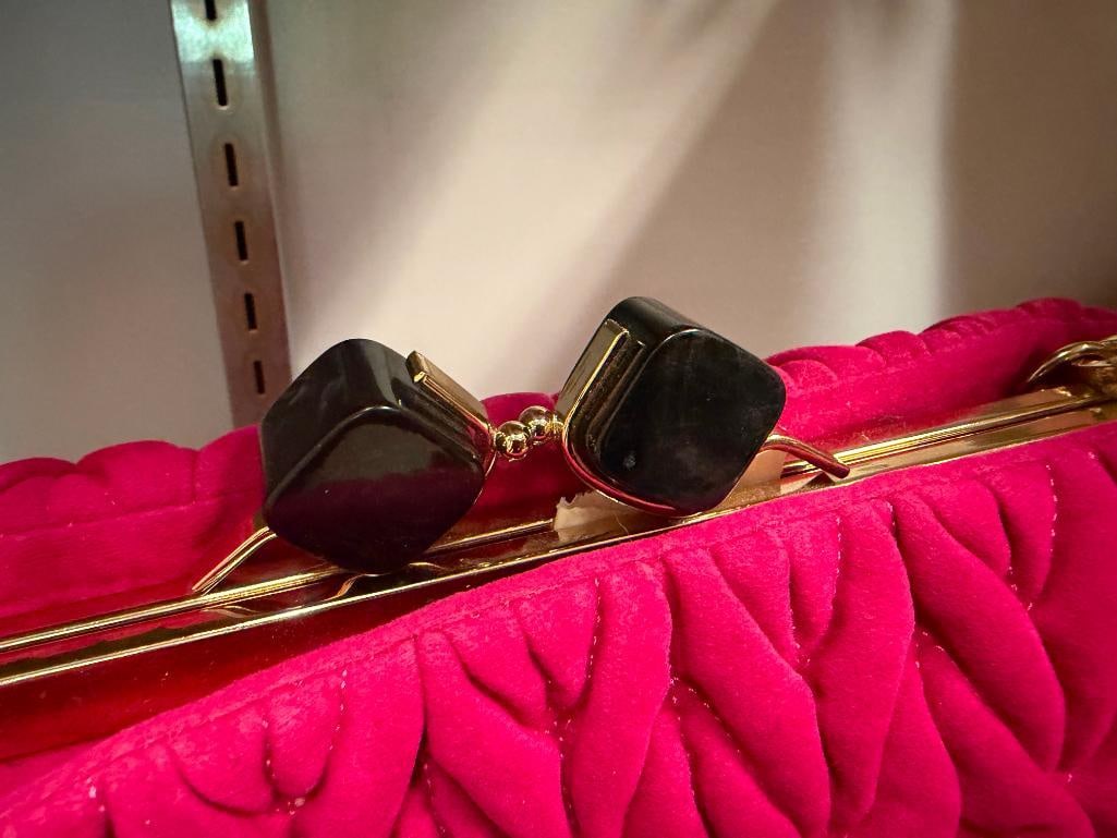 HIGH FASHION HANDBAGS GENUINE LEATHER PINK PURSE - 5
