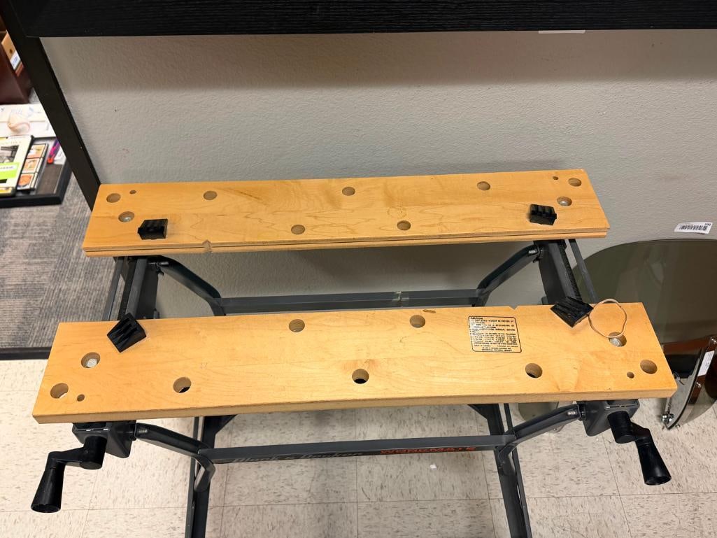 BLACK & DECKER WORKMATE PORTABLE WORK CENTER AND VISE - 6