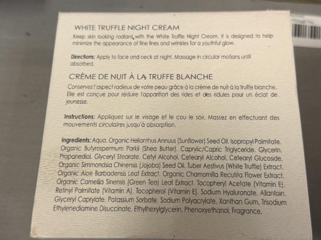 TRUFFOIRE WHITE TRUFFLE NIGHT CREAM SKIN CARE BEAUTY PRODUCT 50G / 1.76 OZ - 5