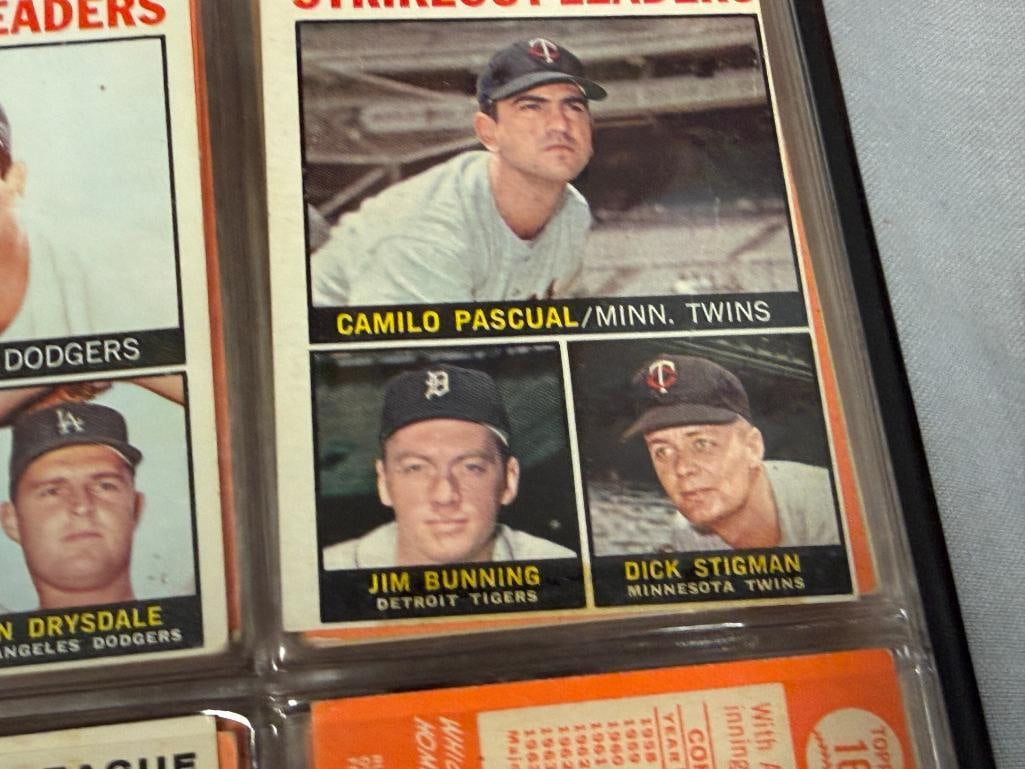 1964 TOPPS BASEBALL CARD SET NEAR COMPLETE WITH ROOKIES, HALL OF FAMERS, STARS - 4