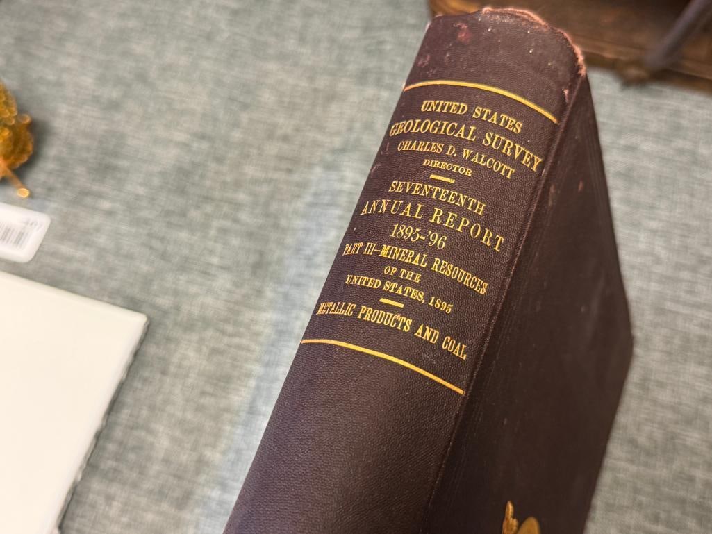 1896 17TH ANNUAL REPORT 1895-96 PART III MINERAL RESOURCES OF THE UNITED STATES ETALLIC PRODUCTS - 2