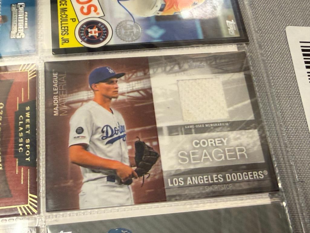 ASSORTED AUTOGRAPH AND JERSEY PATCH BASEBALL CARDS 12 TOTAL - 10