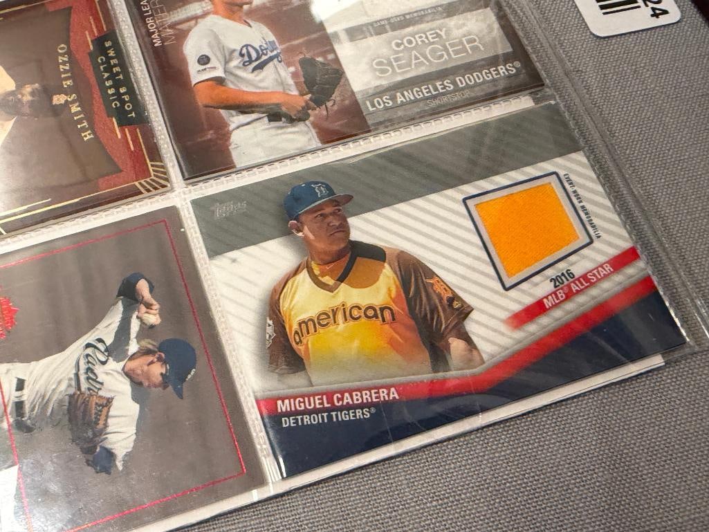 ASSORTED AUTOGRAPH AND JERSEY PATCH BASEBALL CARDS 12 TOTAL - 11