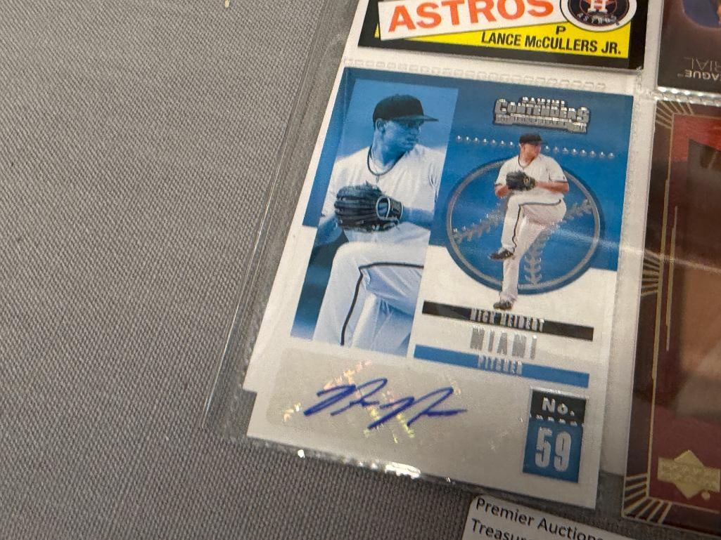 ASSORTED AUTOGRAPH AND JERSEY PATCH BASEBALL CARDS 12 TOTAL - 8