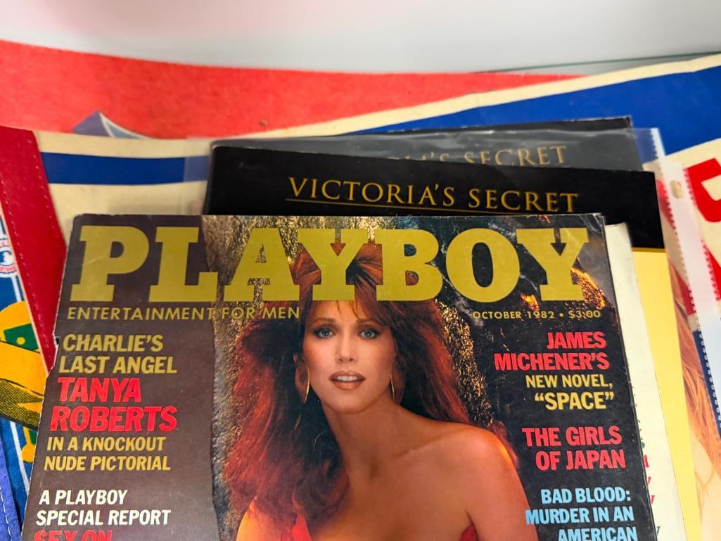 15 MAGAZINES INCLUDING MOSTLY PLAYBOY FROM THE 1970'S TO 1990'S INCLUDING 1945 PIN UP SHEET - 12