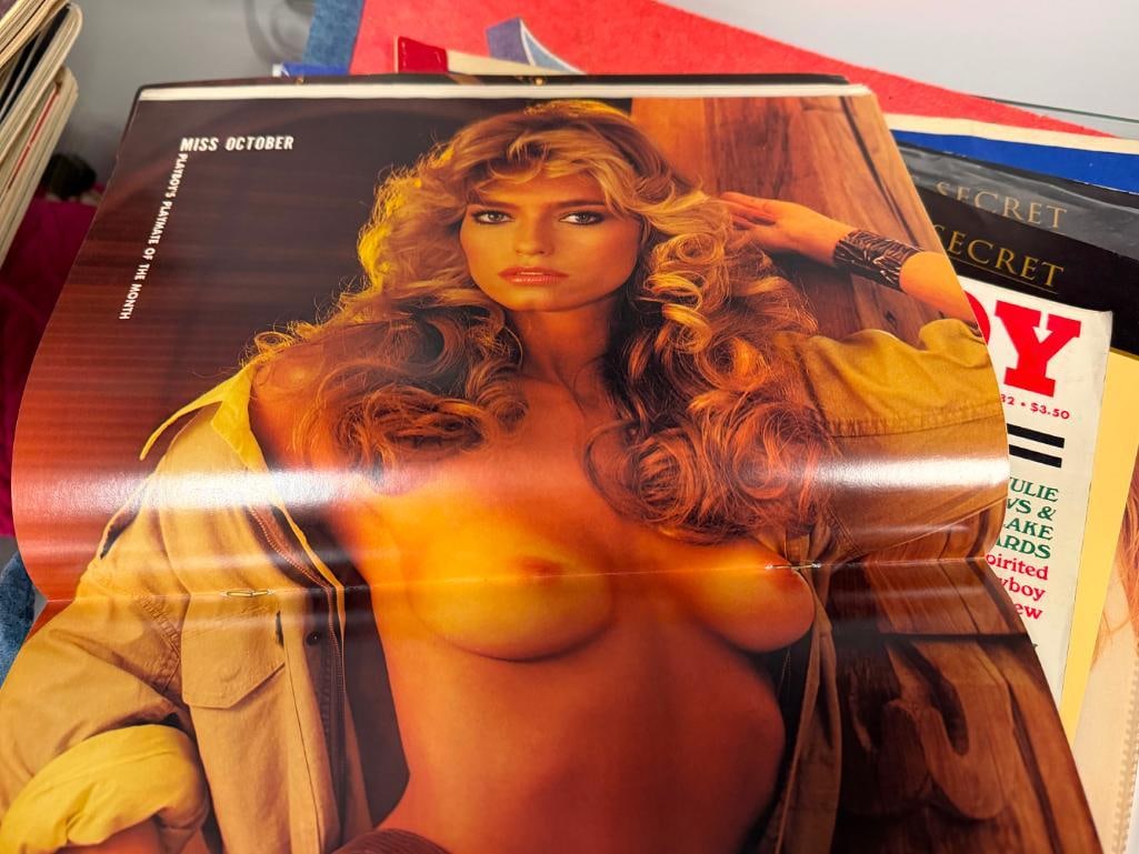 15 MAGAZINES INCLUDING MOSTLY PLAYBOY FROM THE 1970'S TO 1990'S INCLUDING 1945 PIN UP SHEET - 13