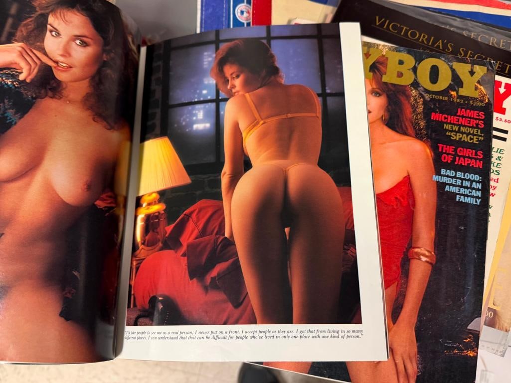 15 MAGAZINES INCLUDING MOSTLY PLAYBOY FROM THE 1970'S TO 1990'S INCLUDING 1945 PIN UP SHEET - 20