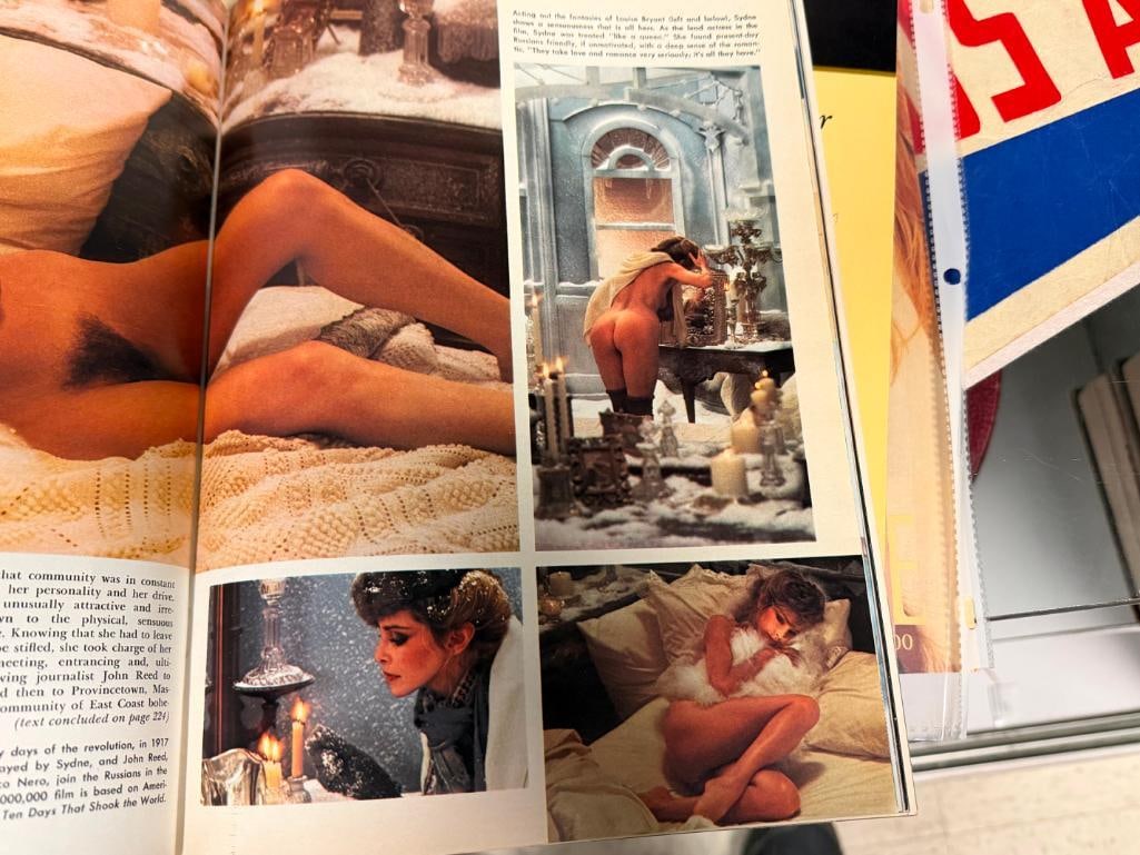 15 MAGAZINES INCLUDING MOSTLY PLAYBOY FROM THE 1970'S TO 1990'S INCLUDING 1945 PIN UP SHEET - 6