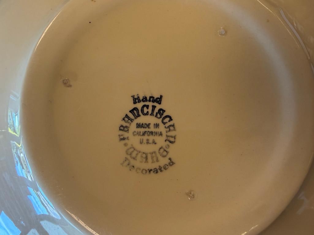 VINTAGE FRANCISCAN WARE APPLE BLOSSOM POTTERY DINNERWARE - 13
