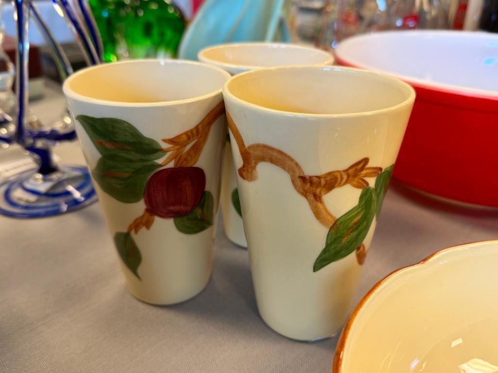 VINTAGE FRANCISCAN WARE APPLE BLOSSOM POTTERY DINNERWARE - 15