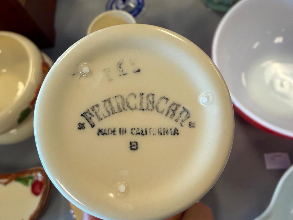 VINTAGE FRANCISCAN WARE APPLE BLOSSOM POTTERY DINNERWARE - 18