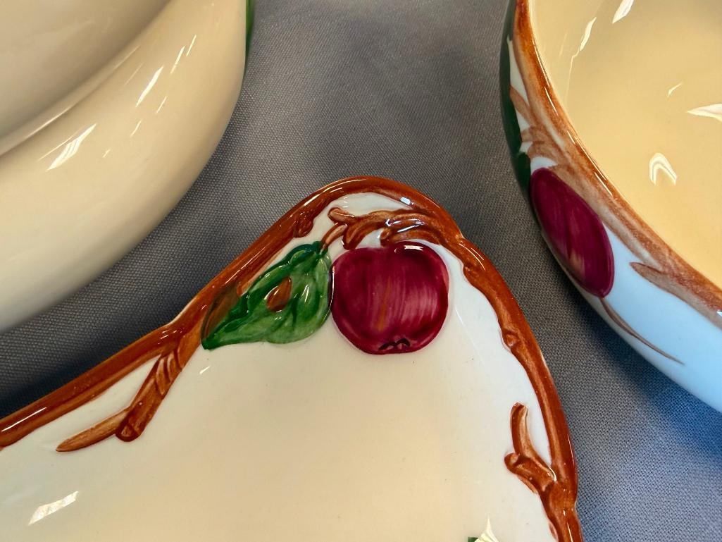 VINTAGE FRANCISCAN WARE APPLE BLOSSOM POTTERY DINNERWARE - 4