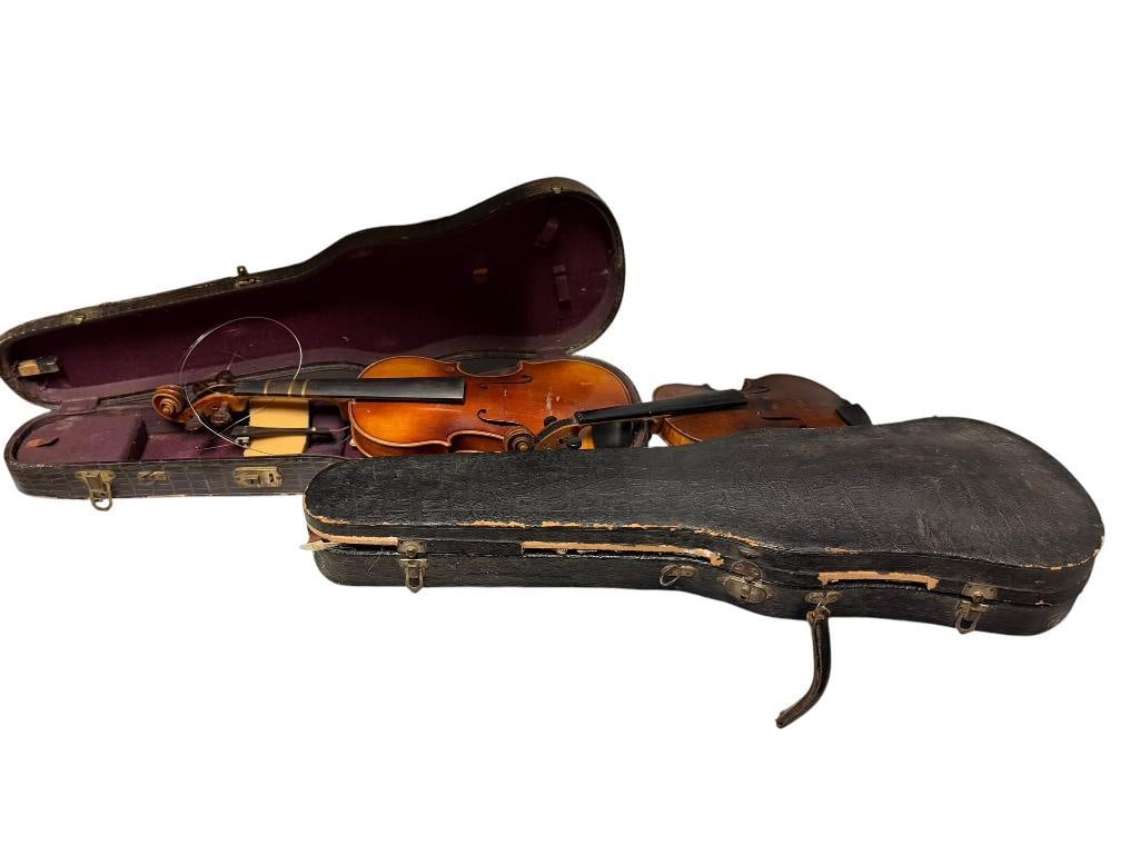 THREE VINTAGE GERMAN MADE E.R. PFRETZSCHNER ANTONIUS STRADIVARIUS COPY VIOLINS (1 of 20)