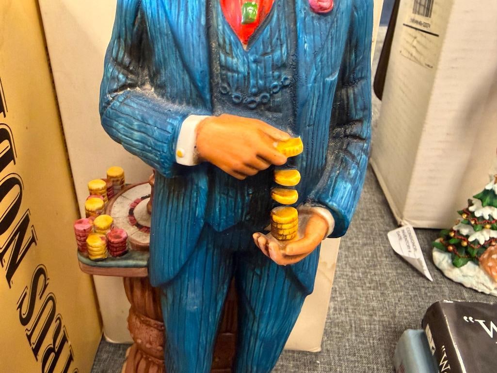 FIVE CYRUS NOBLE GOLD MINE SERIES COMMEMORATIVE FIGURAL DECANTERS SEARCHLIGHT NEVADA - 16