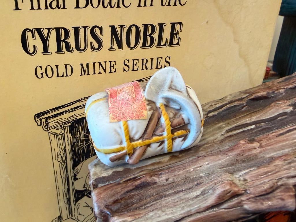 FIVE CYRUS NOBLE GOLD MINE SERIES COMMEMORATIVE FIGURAL DECANTERS SEARCHLIGHT NEVADA - 8