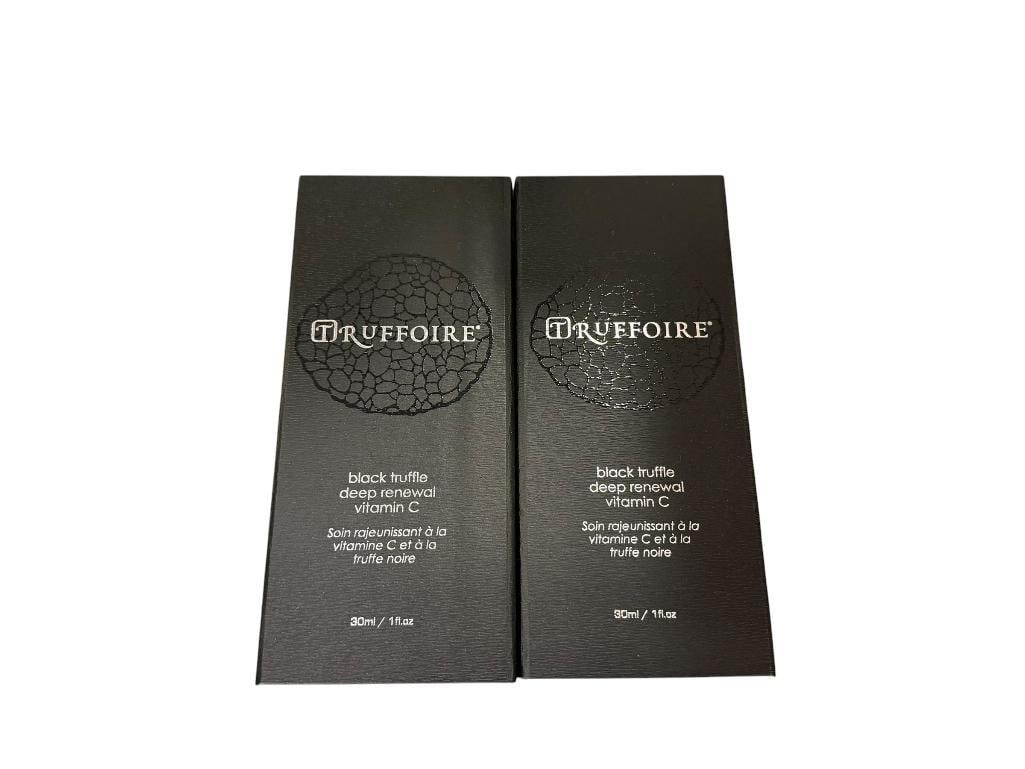 TRUFFOIRE BLACK TRUFFLE DEEP RENEWAL VITAMIN C LUXURY FACIAL SERUM SKIN CARE PRODUCT 30ML: SEALED IN ORIGINAL PACKAGING