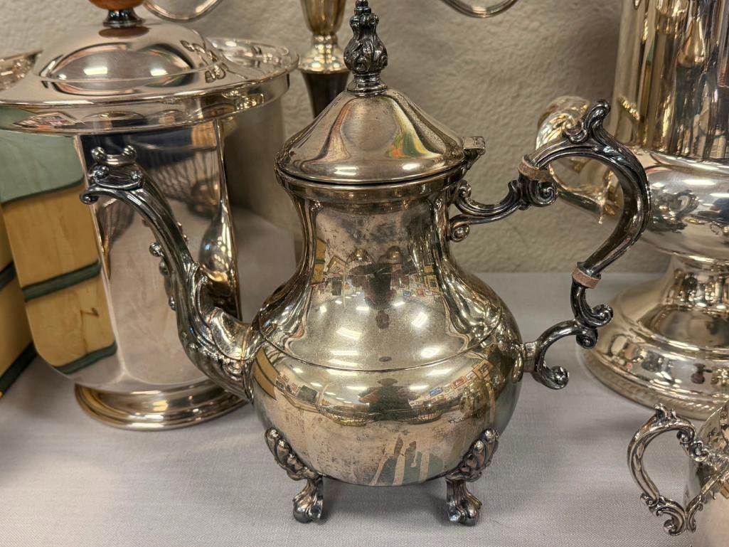 VINTAGE SILVER PLATE TABLEWARE - 18