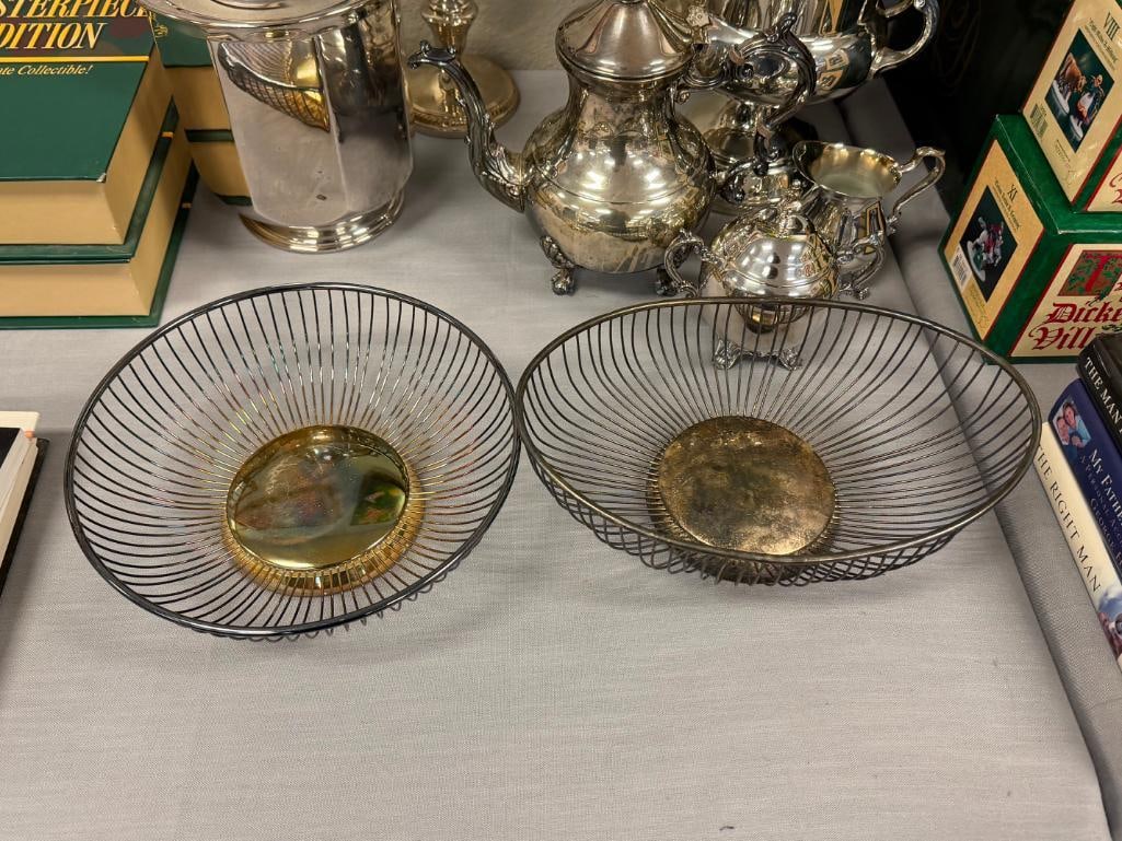 VINTAGE SILVER PLATE TABLEWARE - 3