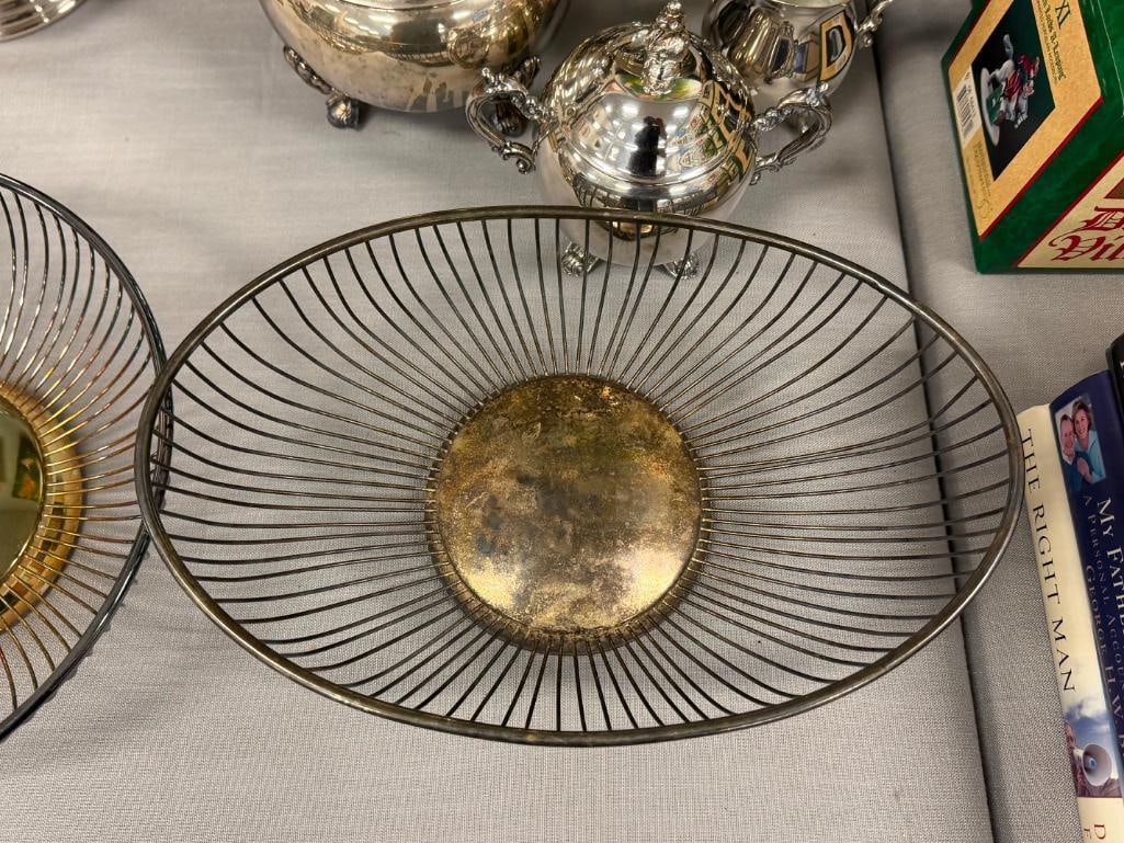 VINTAGE SILVER PLATE TABLEWARE - 4