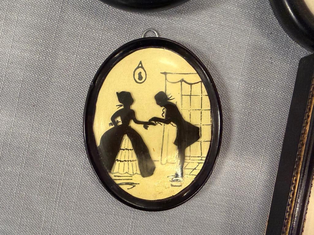SEVEN VINTAGE AND EARLY 19TH CENTURY CUTWORK SILHOUETTES - 7