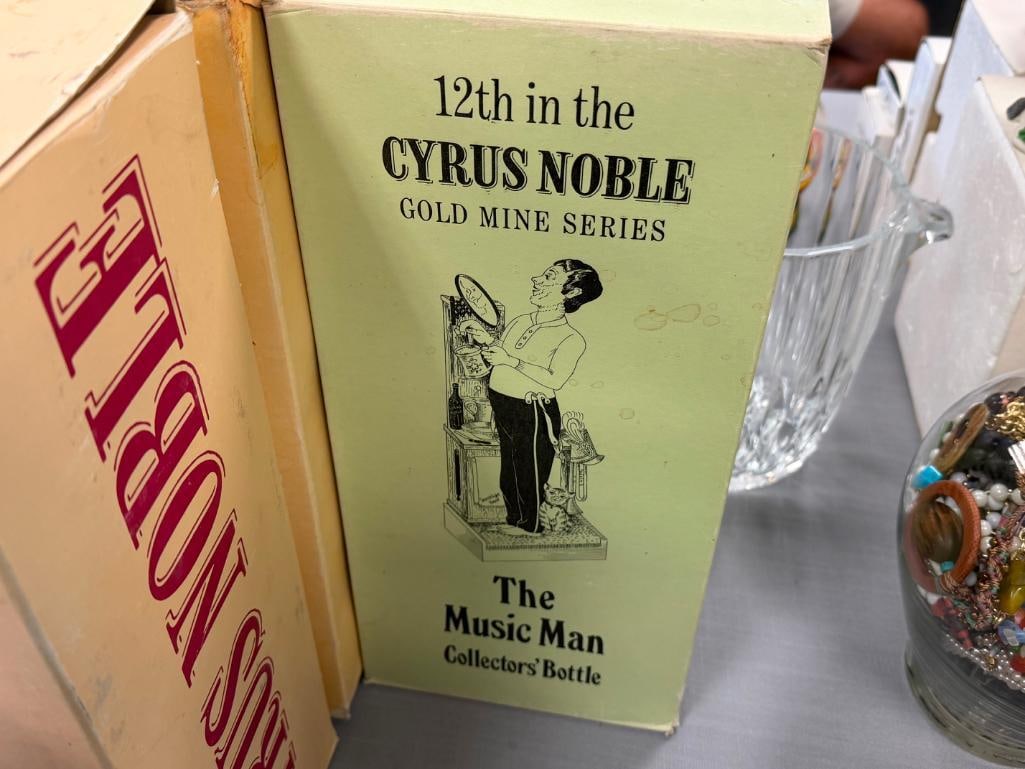 FOUR CYRUS NOBLE GOLD MINE COMMEMORATIVE DECANTERS SEARCHLIGHT NEVADA - 20