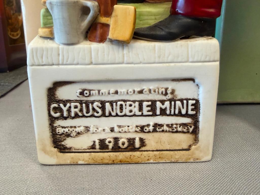 FOUR CYRUS NOBLE GOLD MINE COMMEMORATIVE DECANTERS SEARCHLIGHT NEVADA - 5
