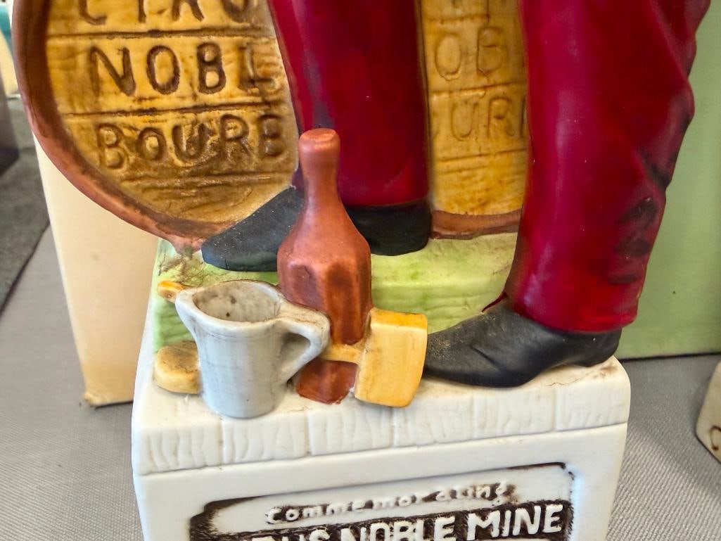 FOUR CYRUS NOBLE GOLD MINE COMMEMORATIVE DECANTERS SEARCHLIGHT NEVADA - 6