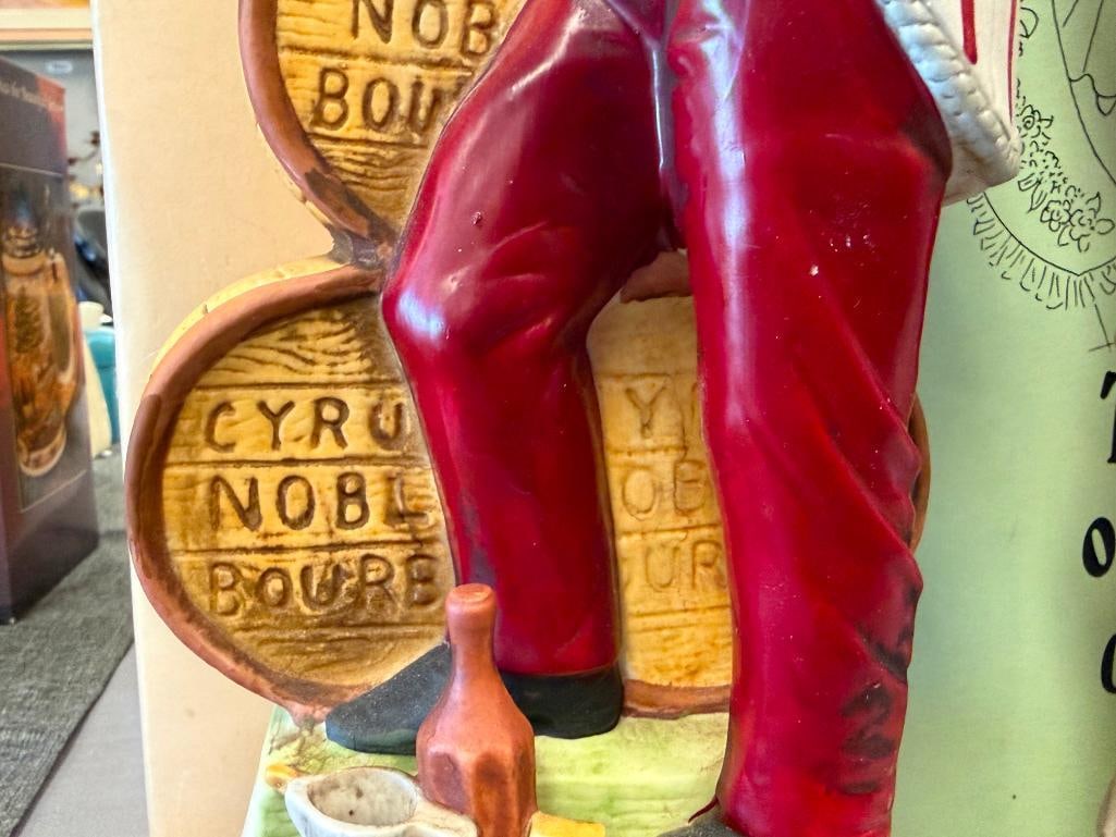 FOUR CYRUS NOBLE GOLD MINE COMMEMORATIVE DECANTERS SEARCHLIGHT NEVADA - 7