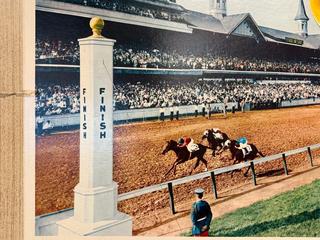 FRANK FEHR BREWING CO. FEHR'S BEER 1958 KENTUCKY DERBY CARDBOARD ADVERTISEMENT - 7