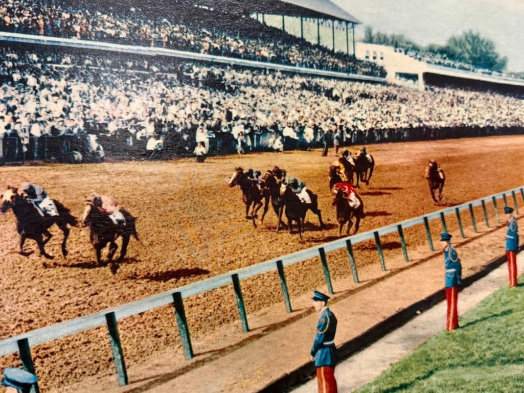FRANK FEHR BREWING CO. FEHR'S BEER 1958 KENTUCKY DERBY CARDBOARD ADVERTISEMENT - 8