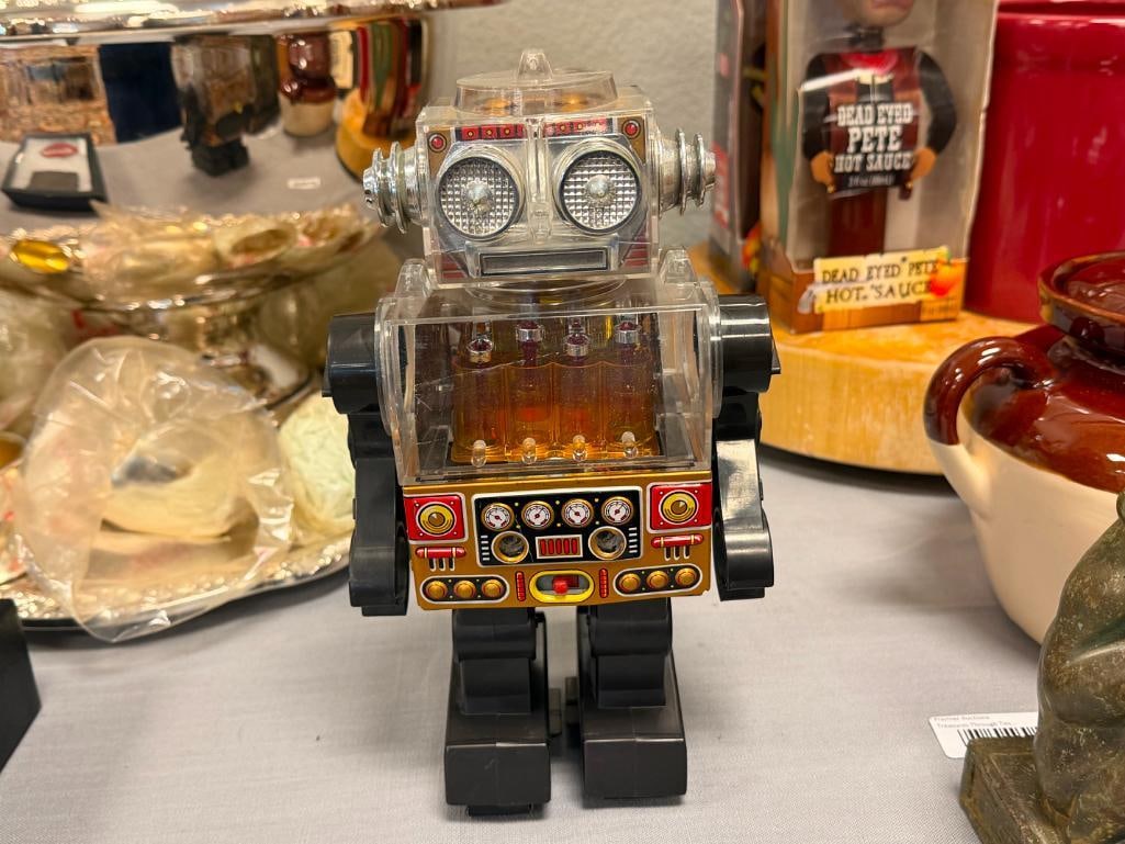 VINTAGE HORIKAWA PISTON ROBOT / SKELETON PISTON ROBOT MADE IN JAPAN CIRCA 1970'S - 2