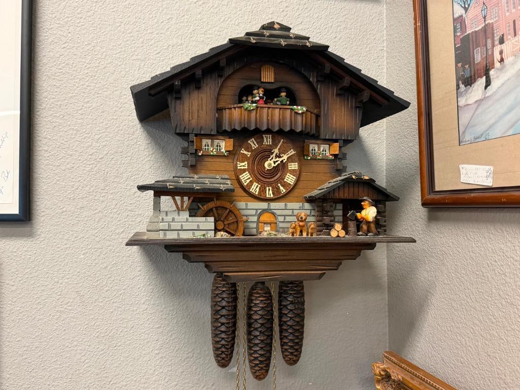 VINTAGE GERMAN MADE BLACK FOREST CUCKOO / COO-COO CLOCK - 2