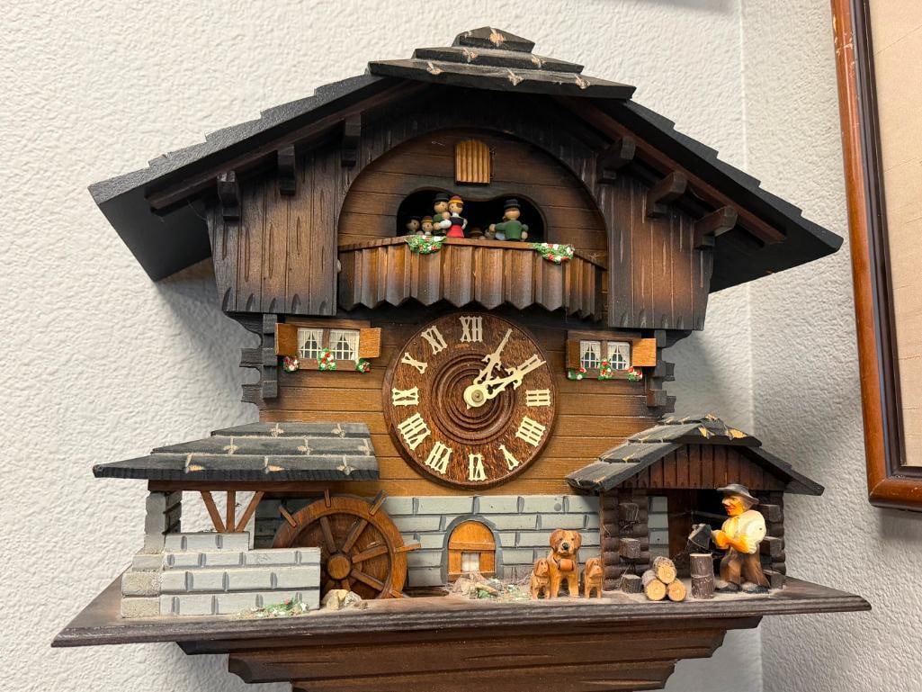 VINTAGE GERMAN MADE BLACK FOREST CUCKOO / COO-COO CLOCK - 5