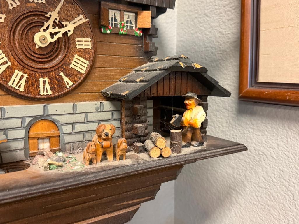 VINTAGE GERMAN MADE BLACK FOREST CUCKOO / COO-COO CLOCK - 7