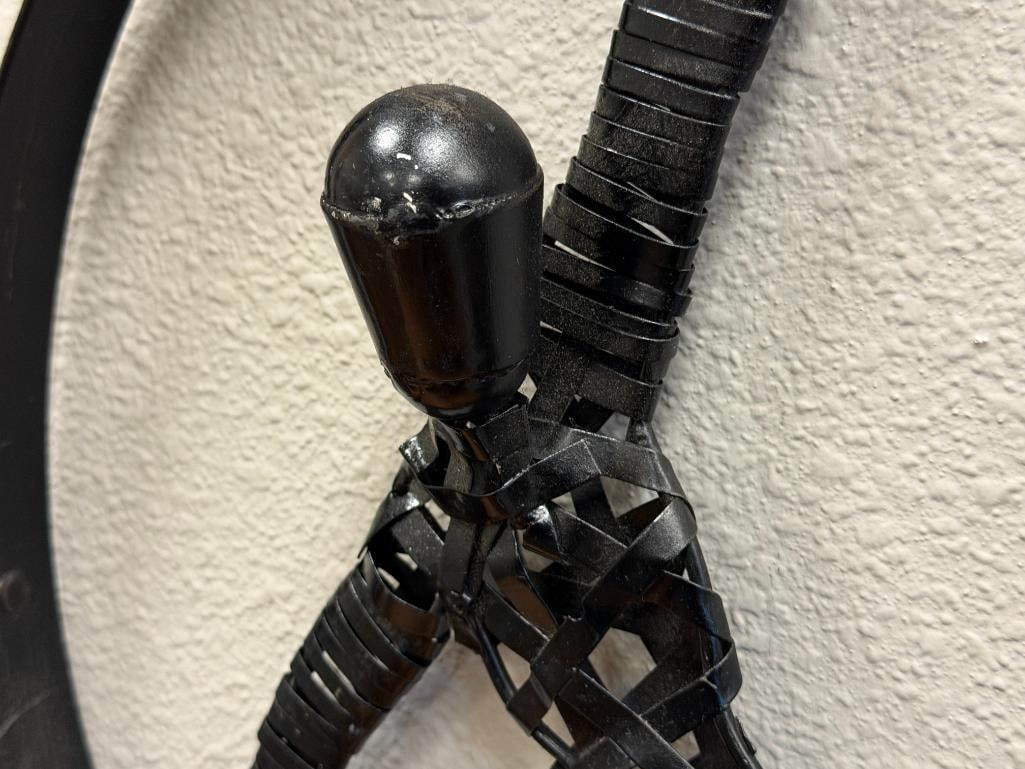 BRUTALIST STYLE METAL WALL DECOR - 3