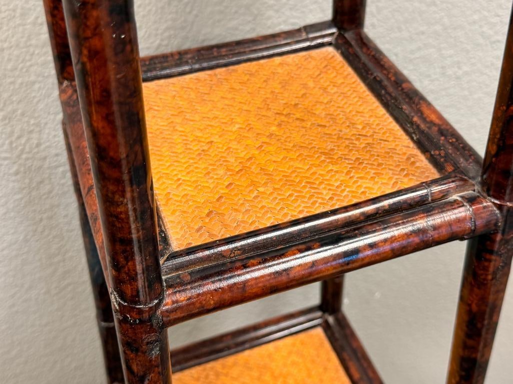 FIVE-TIER EAST ASIA BAMBOO ETAGERE / TEMPLE STYLED SHELF - 4