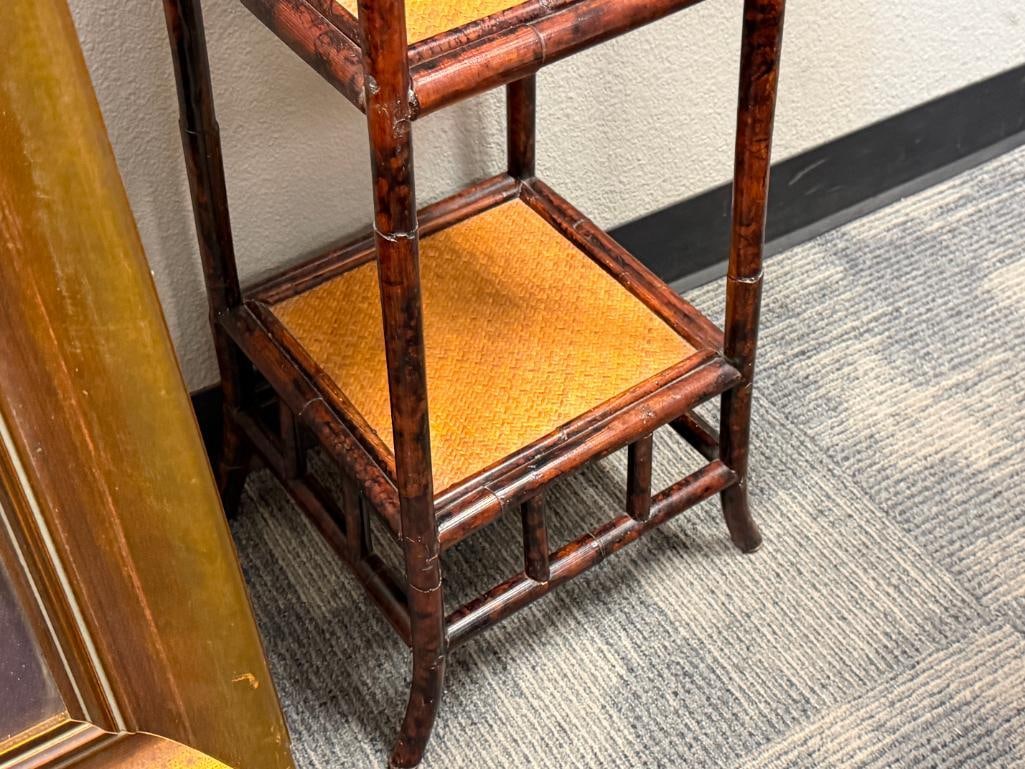 FIVE-TIER EAST ASIA BAMBOO ETAGERE / TEMPLE STYLED SHELF - 6