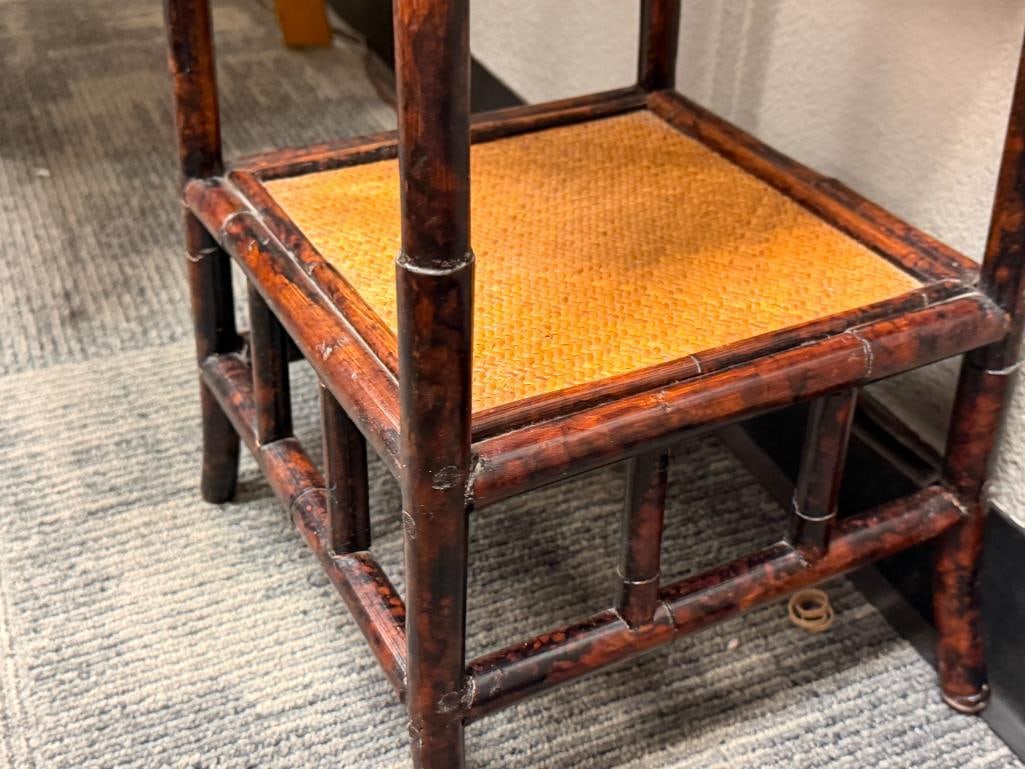 FIVE-TIER EAST ASIA BAMBOO ETAGERE / TEMPLE STYLED SHELF - 7