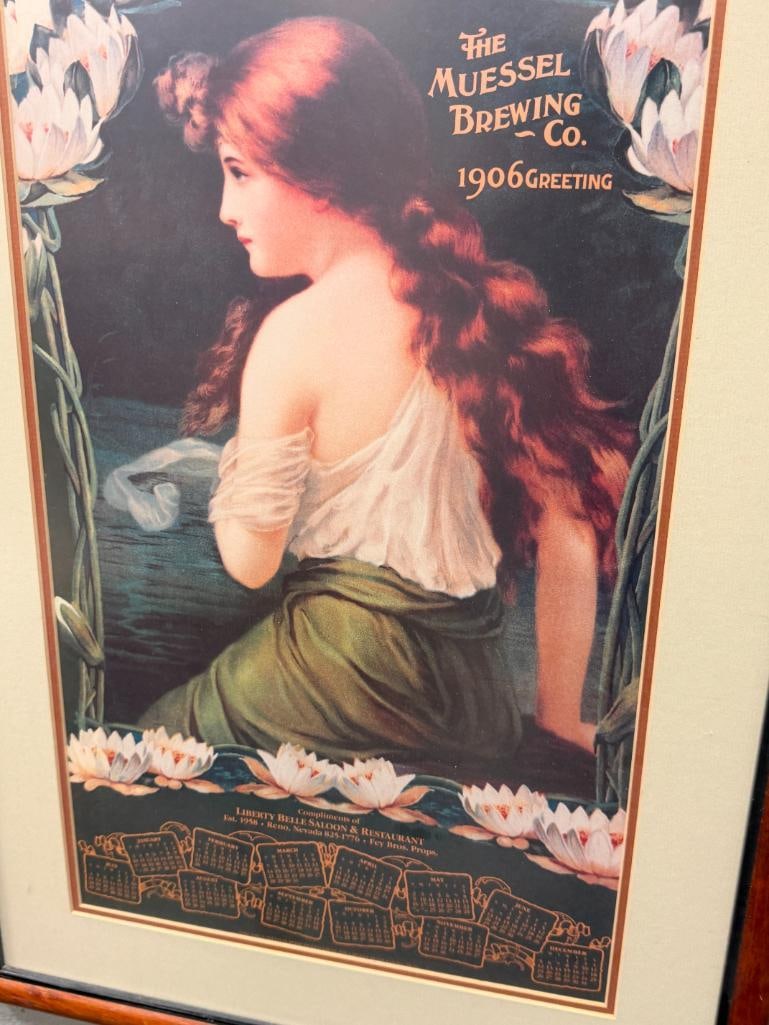 REPRODUCTION THE MUESSEL BREWING CO. ILLUSTRATED CALENDAR ISSUED IN 1982 BY THE LIBERTY BELLE SAL... - 2