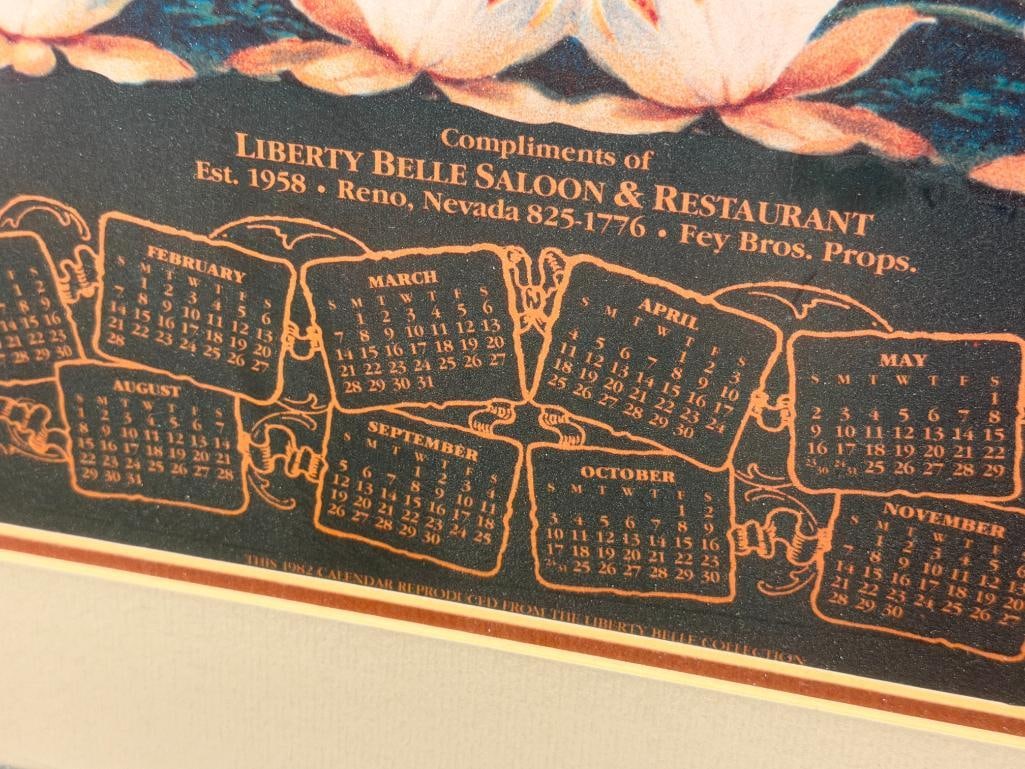 REPRODUCTION THE MUESSEL BREWING CO. ILLUSTRATED CALENDAR ISSUED IN 1982 BY THE LIBERTY BELLE SAL... - 5