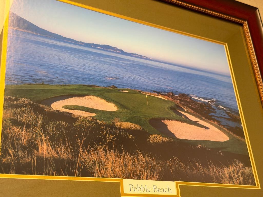 LARGE PHOTO-PRINT OF ICONIC 7TH HOLE AT PEBBLE BEACH GOLF LINKS - 3