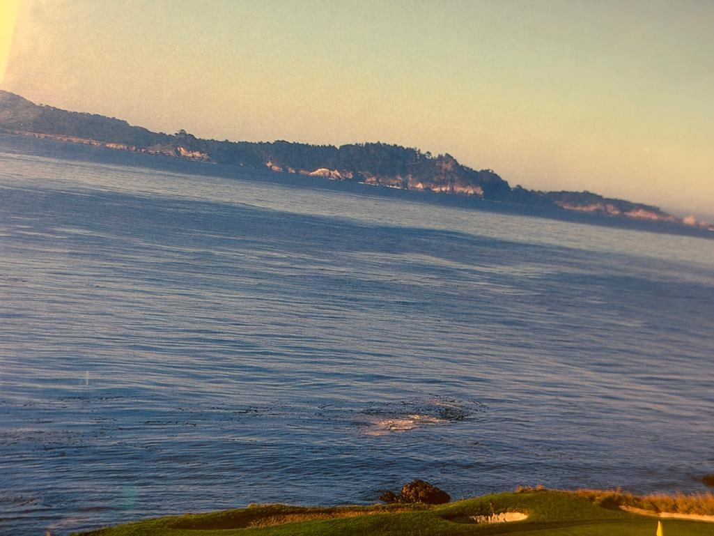 LARGE PHOTO-PRINT OF ICONIC 7TH HOLE AT PEBBLE BEACH GOLF LINKS - 5