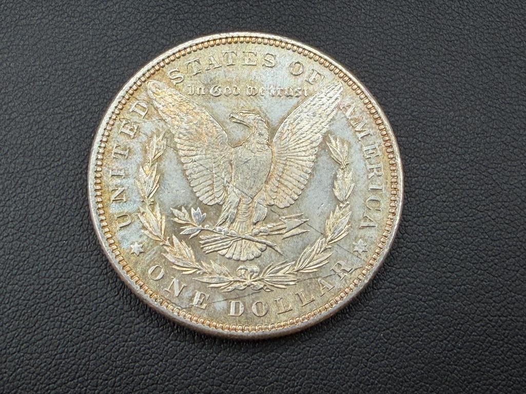 1885 U.S. MORGAN SILVER DOLLAR AU - 4