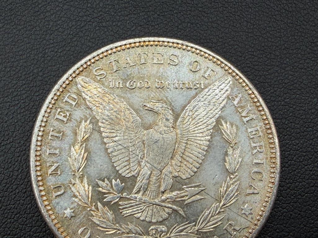 1885 U.S. MORGAN SILVER DOLLAR AU - 5