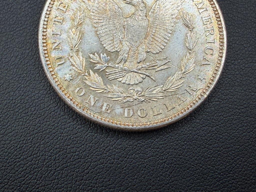 1885 U.S. MORGAN SILVER DOLLAR AU - 6