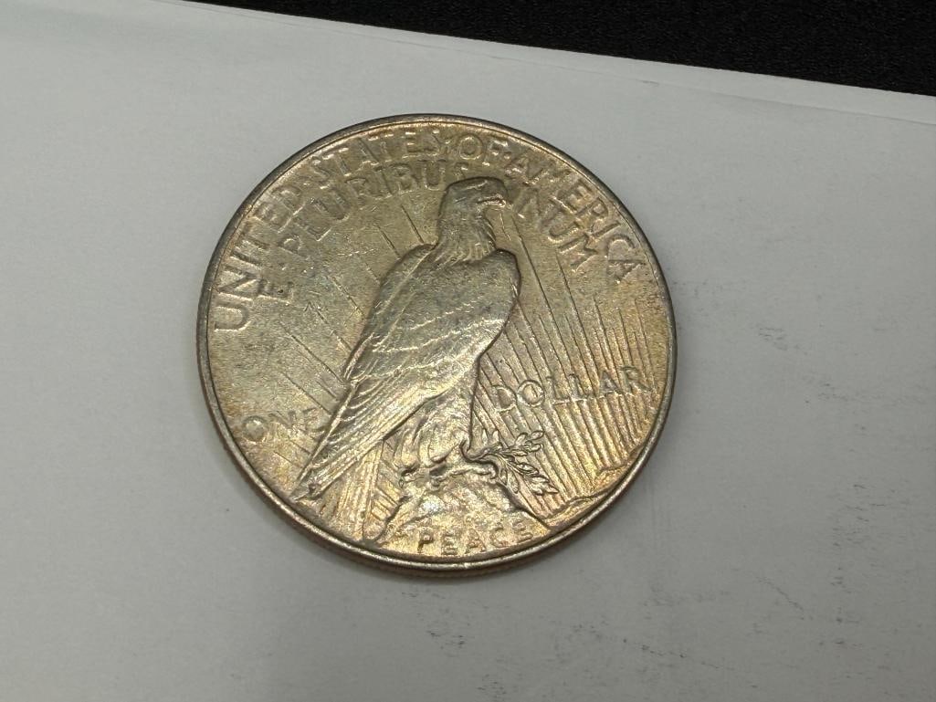 1922, 1923, AND 1924 U.S. PEACE SILVER DOLLARS - 3