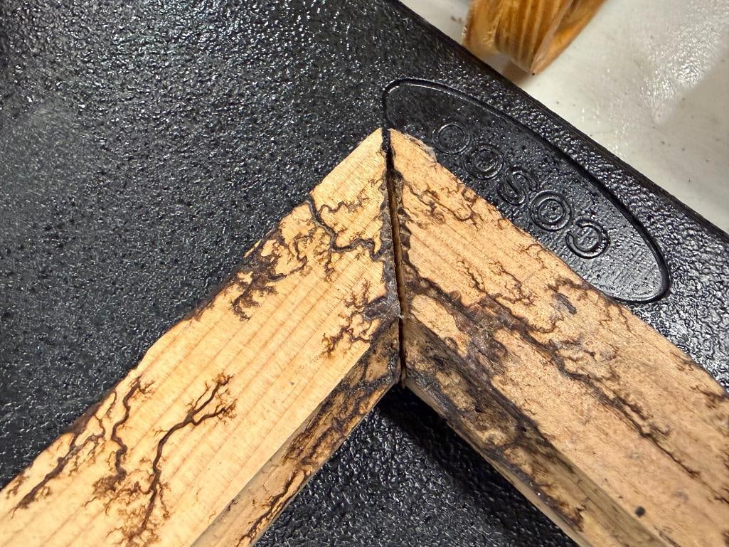 PYROGRAPHY WOODEN PICTURE FRAMES FOUR SIZES - 15