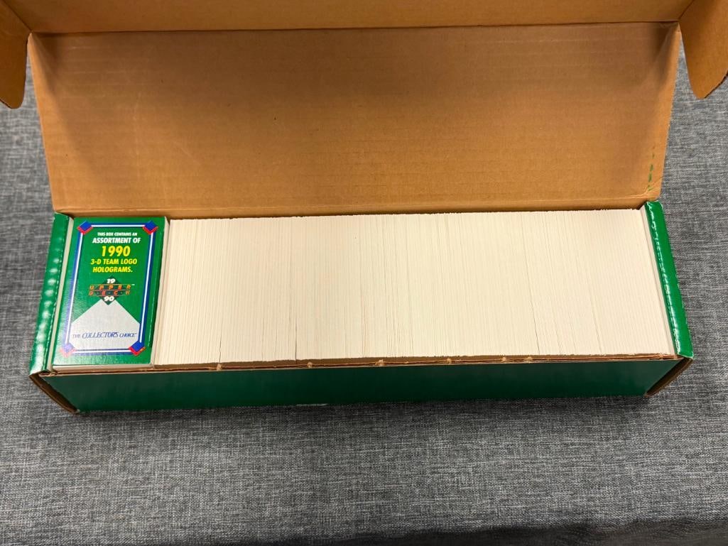 1990 UPPER DECK THE COLLECTOR'S CHOICE COMPLETE BASEBALL CARD SET #1-800 PLUS TEAM HOLOGRAMS - 7