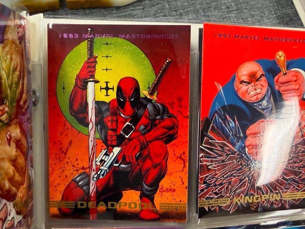 MARVEL / VALIANT COMICS NON-SPORT SUPERHERO CARD SETS WOLVERINE, MARVEL MASTERPIECES, ROBOT FIGHTER - 10