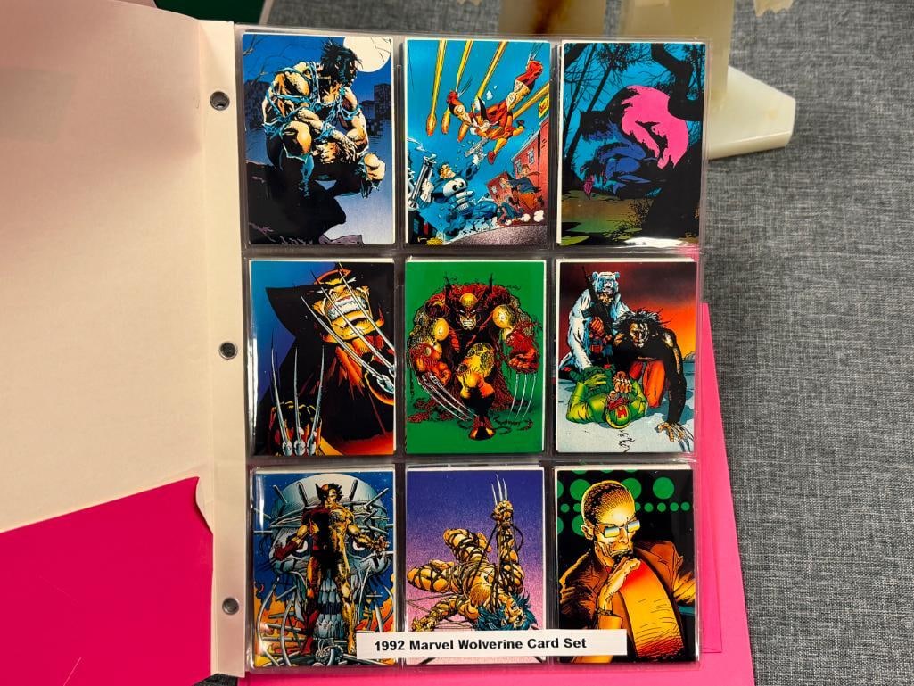 MARVEL / VALIANT COMICS NON-SPORT SUPERHERO CARD SETS WOLVERINE, MARVEL MASTERPIECES, ROBOT FIGHTER - 14